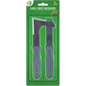 2x Onkruidkrabbers/voegenkrabbers 20 cm - Tuinieren gereedschap onkruid voegenmessen
