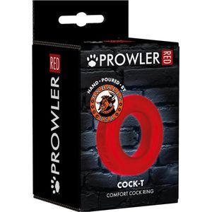 Cock-T in Red Prowler ROOD door Oxballs, de rekbare pure siliconen haan ring ontworpen voor comfort..