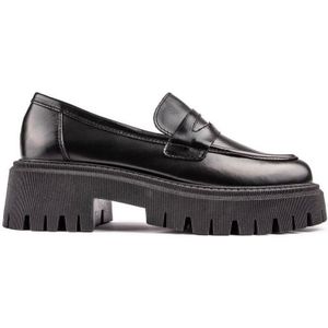 SOLE - Lexi Penny - Loafers - Zwart - Chunky Platformzool