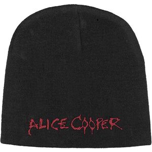 Alice Cooper - Logo Beanie Muts - Zwart