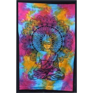 AW - wandkleed - Happy Boeddha - katoen - grand foulard - 230 x 200 cm