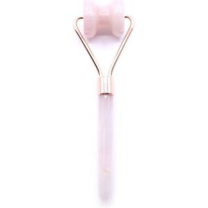 Rozenkwarts Kaak Roller - Gezichtsroller - 15x4.5x3cm - Edelsteen - Face Roller - in doosje