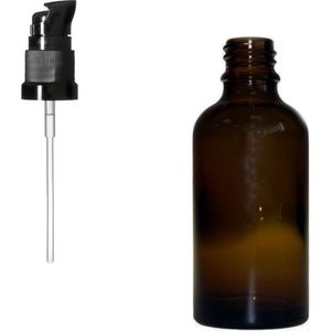 Glazen Lotion Flessen 100ml - Lege Lotion Flesjes - 5 Stuks - Lotion Pomp Flessen Navulbaar