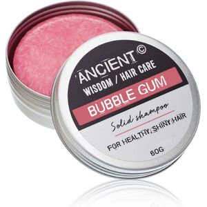 Shampoo & Conditioner Bar in Blik - Kauwgom - 60 gram - Veganistisch - Plantaardige Shampoo Bar
