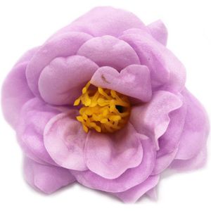 Zeep Bloemen - Camelia Lila - 36 Stuks - 5.5cm - Zeepbloemen