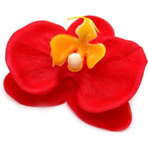 Zeep Bloemen - Orchidee Rood - 25 Stuks - 8cm