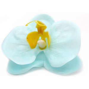 Zeep Bloemen - Orchidee Blauw - 25 stuks - 8cm