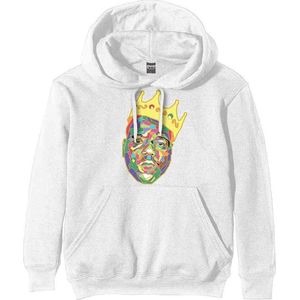 Biggie Smalls - Crown Hoodie/trui - XXS - Wit