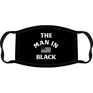 Johnny Cash - Man In Black Masker - Zwart