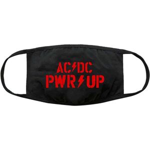 AC/DC - PWR-UP Logo Masker - Zwart