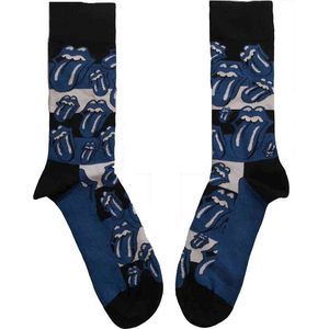 The Rolling Stones - Sokken - Blauw - Unisex - UK Size 7 - One Size