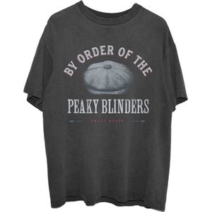 Peaky Blinders - Flat Cap Heren T-shirt - L - Zwart
