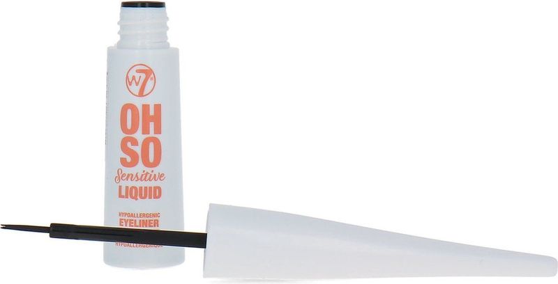 W7 - Oh So Sensitive - Vloeibare Eyeliner - Zwart