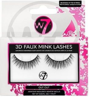 W7 - 3D Faux Mink Lashes - Valse Wimpers - Luxe - Multidimensionaal Effect