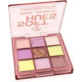 W7 Soft Hues Pressed Pigment Oogschaduw Palette - Rose Quartz