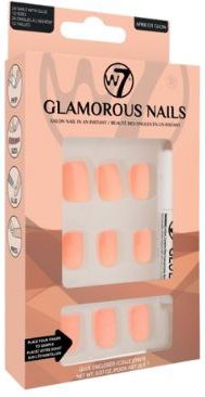 W7 - Glamorous Nails - Kunstnagels - Peach - 24 Stuks