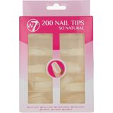 W7 - Nageltips - Natuurlijk - 200 Stuks