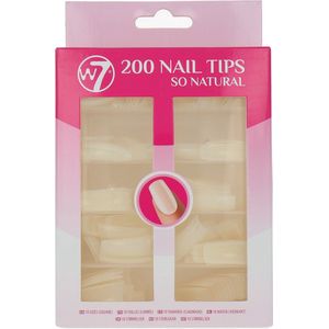 W7 - Nageltips - Natuurlijk - 200 Stuks