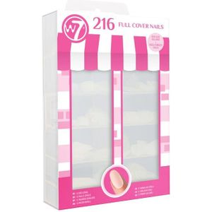 W7 - Full Cover Nails Oval - Kunstnagels - 216 stuks