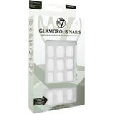 W7 - Glamorous Nails - Kunstnagels - Wit - 24 Stuks