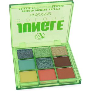 W7 - Jungle Colour Pressed Pigment Oogschaduw Palette - Crocodile - 9 Kleuren