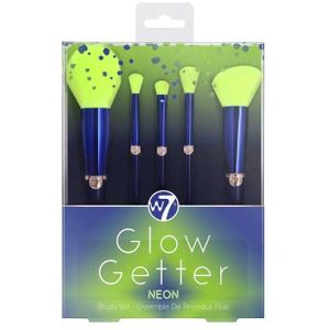 W7 Glow Getter Neon Makeup Brush Set 5 st