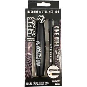 W7 Mascara & Eyeliner Duo - Massive Lashes & King Kohl