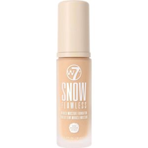 W7 Snow Flawless Miracle Moisture Foundation - Fresg Beige