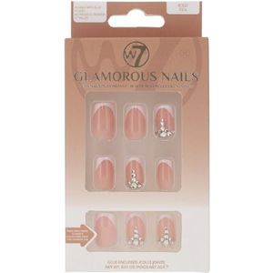 W7 - Glamorous Nails - Iced Tea - 24 Stuks - Kunstnagels