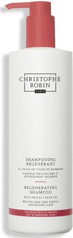 Christophe Robin - Regenerating Shampoo - Prickly Pear Oil - 500 ml