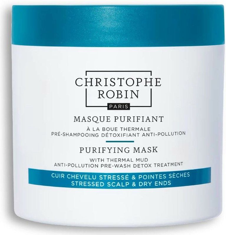 Christophe Robin - Purifying Mask - Haarmasker - 250 ml - Voor Droog Haar