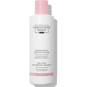 Christophe Robin Zachte volume-shampoo met rozenextracten, voor uniseks shampoo, 238 g