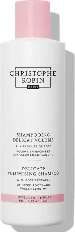 Christophe Robin - Delicate Volumizing Shampoo - 250 ml - Voor Fijn Haar - Met Rozenextracten