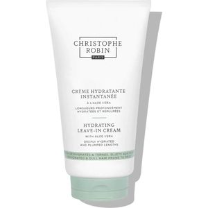 Christophe Robin Hydrating Leave in cream Haarcrème voor Glas bij Droog en Broos Haar 150 ml