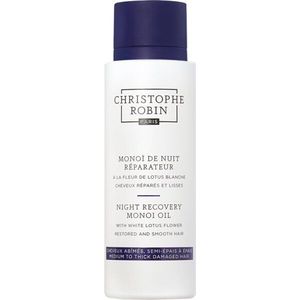 Christophe Robin - Night Recovery Monoi Oil - Herstellende Nachtcrème - 92 g - Serum en Olie
