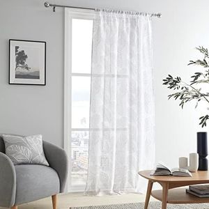 Fusion - Matteo – Panneau en voile à fente – 140 x 182 cm (l x H) en gris