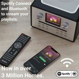 Majority - Homerton 2 - Smart Internet Radio - DAB - FM - Bluetooth - Zwart