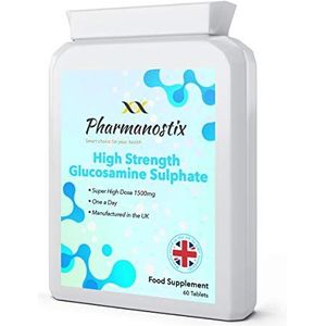 Glucosamine sulfaat 2KCl 1500mg supplement | 60 premium tabletten (2 maanden levering) - hoge sterkte kwaliteit glucosamine sulfaat 2KCl - gemaakt in het Verenigd Koninkrijk