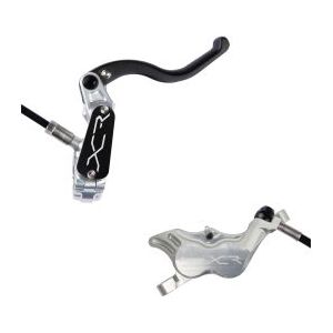 hope xcr pro e4 schijfrem  achter zilver zwarte slang