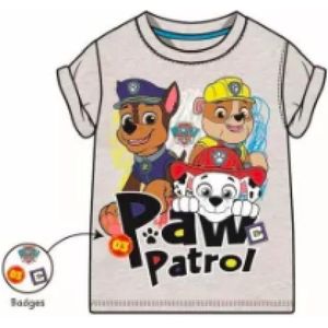 Paw Patrol T-shirt- grijs - Maat 116 cm / 6 jaar