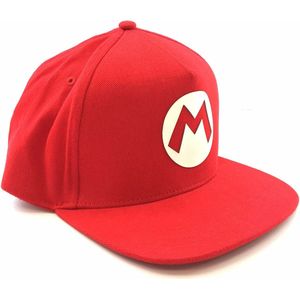 Uniseks Pet Super Mario Badge 58 cm Rood Één maat