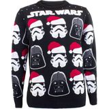 Star Wars - Christmas Jumper - Meerkleurig - Darth Vader & Stormtrooper