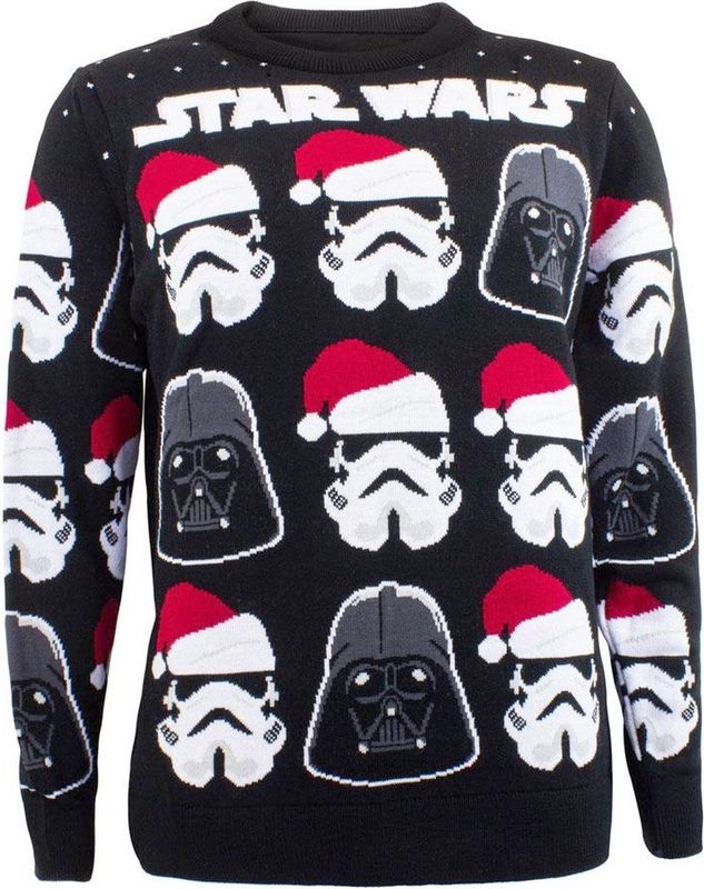Star Wars - Christmas Jumper - Meerkleurig - Darth Vader & Stormtrooper