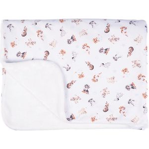 Wrendale Babydeken - 'Little Paws' Dog Baby Blanket - Dekentje - Deken