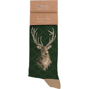 Wrendale Designs - Sokken - Bamboe - Antibacterieel - Geweven Print