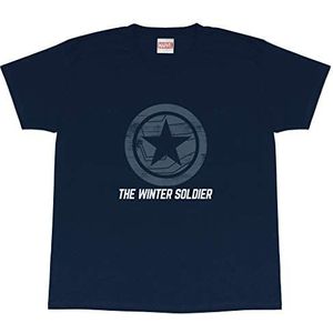 Marvel de Falcon en de Winter Soldier The Winter Soldier Logo Boys T-shirt Navy 5-6 jaar