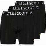Lyle & Scott - Heren Onderbroeken Elton 3-Pack Boxers - Zwart