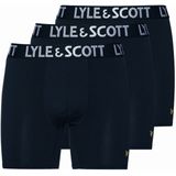 Lyle & Scott - Elton 3-Pack Boxers - Blauw - Polyester, Elastaan