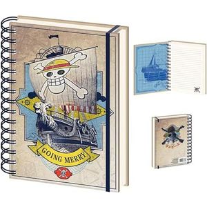 Eendelig notitieboek (Live Action Going Merry Design) Wiro A5 schrijfboek en dagboek - officiële koopwaar