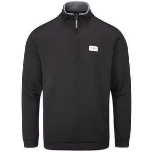 Stuburt Active-Tech fleece trui voor heren, zwart, medium, Zwart, M